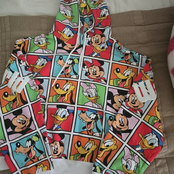 Disney Parks Mickey Mouse and Friends Pullover Hoodie for Women - Picture 6 of 6